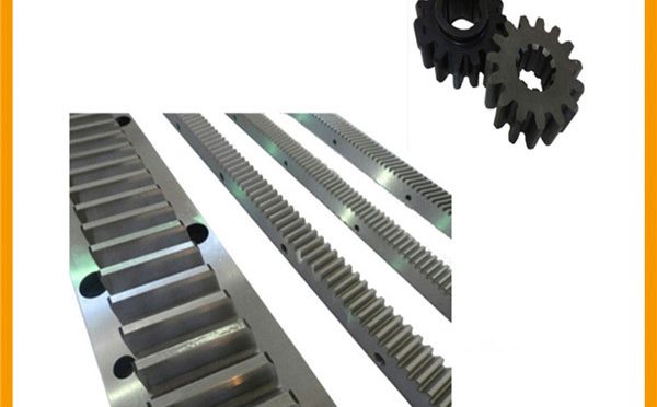 Zinc-plated C45 Steel Helical Gear Rack and Gear M1- M10
