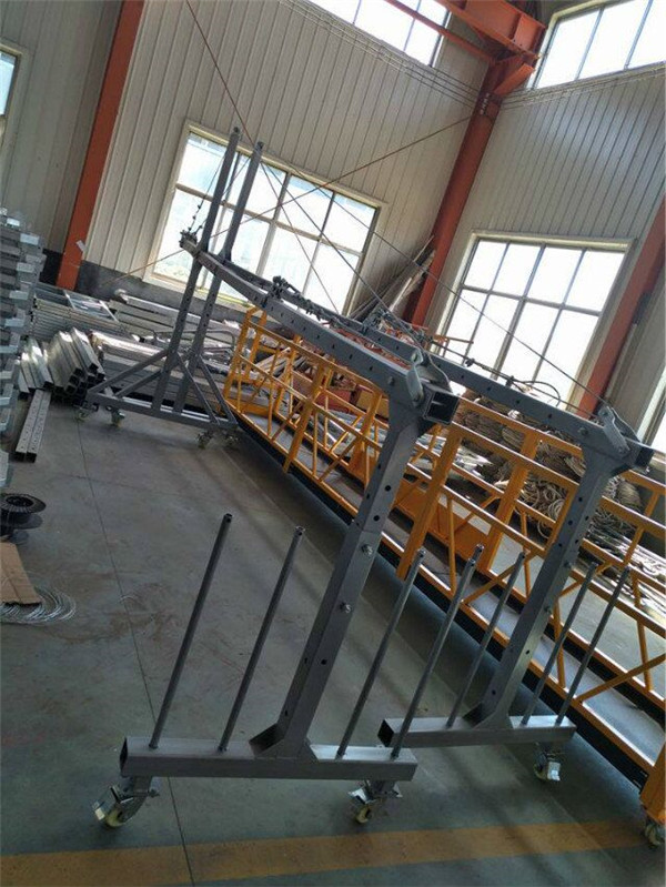 Steel suspended scaffolding platform/electric wire rope hoist price of ZLP800 Related Accessories Show