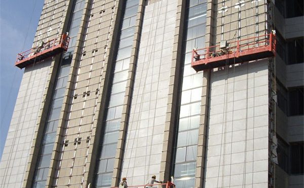 High rise window cleaning equipment