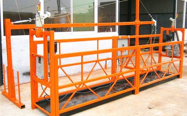 ZLP630 aluminium alloy/steel electric lift suspend platform suspension work platform