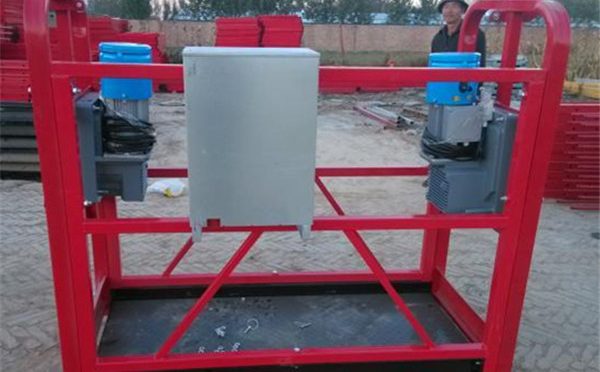 Factory ZLP rope suspended platform (cast iron counter weight)