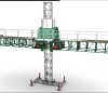 Hot sale zlp cheap gondola suspended wire rope platform