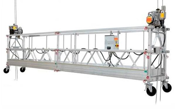 Supply wire rope suspended platform