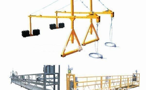 hot sale ZLP series1.5kw*2 hoists electric suspending scaffolding platform suspension system