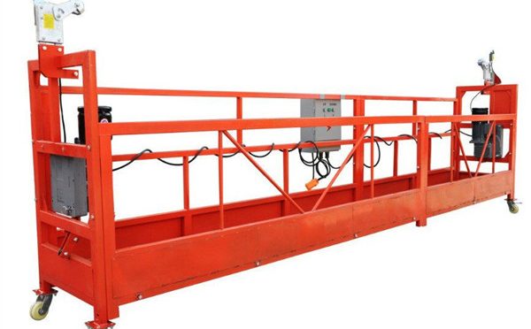 ZPL series electric wires rope lift scaffold platforms for cleaning or construction