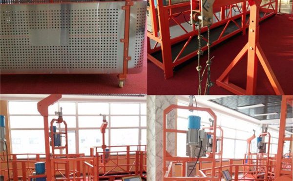 Sales steel wire rope suspended platform