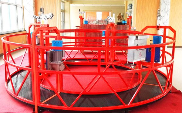 Round suspended platform to meet customer`s needs