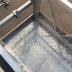 ZPL series electric steel or aluminium scaffold platforms for cleaning or construction