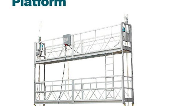 High Standard rated load capacity 630kg aerial suspended platform