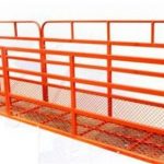 L shape suspended platform 90 degree special construction scaffolding