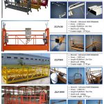 China Supplier Aluminum ZLP630 Hoist suspended platform