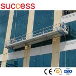 Success ZLP250/ 500 electric rope hoist stage lift suspended platform