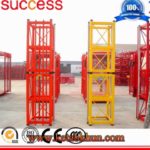 Building Used Single Cage Painting Mast Section Construction Hoist