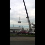 Link belt htc crane lifting ac unit