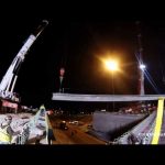 ORBP: I-65N @ 10th st overpass beam install