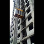 Persone cum material lift in construction site High speed