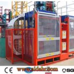 Variable Frequency High Speed CE & GOST Approved Building Hoist／Lift with Two Cages