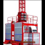 Variable Frequency Middle Speed CE & GOST Approved Construction Elevator with Large Cage